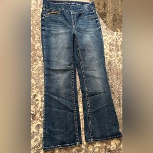 Ladies jeans Lincoln comfort flex never been worn wide leg bottoms